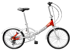20"ALLOY 6 SPEED FOLDING BICYCLE